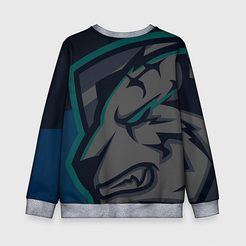 Детский свитшот Форма Tiger / 3D-Меланж – фото 2