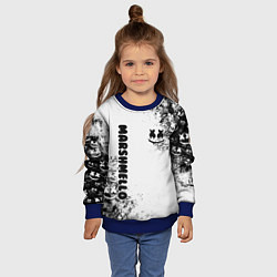 Свитшот детский Marshmello, цвет: 3D-синий — фото 2