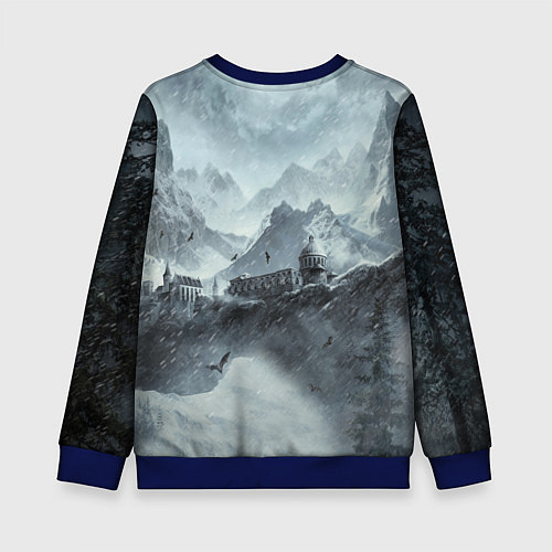 Детский свитшот THE ELDER SCROLLS / 3D-Синий – фото 2