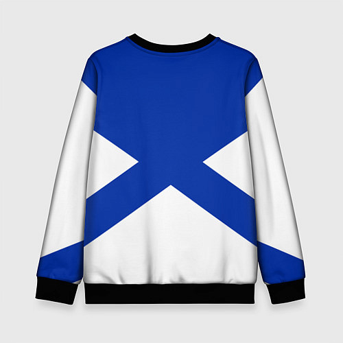 Детский свитшот Военно - морской флот / 3D-Черный – фото 2