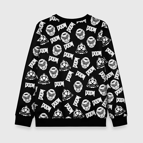 Детский свитшот Doom Eternal / 3D-Черный – фото 2