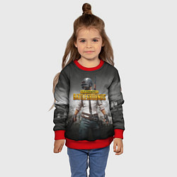 Свитшот детский PUBG, цвет: 3D-красный — фото 2