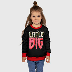 Свитшот детский Little Big, цвет: 3D-красный — фото 2