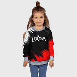 Свитшот детский Louna, цвет: 3D-меланж — фото 2