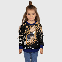 Свитшот детский JoJo Bizarre Adventure, цвет: 3D-синий — фото 2
