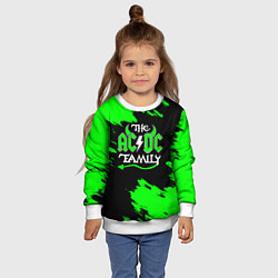 Свитшот детский The ACDC famely, цвет: 3D-белый — фото 2