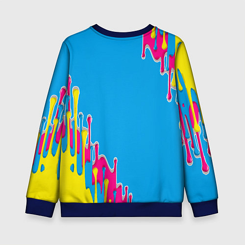 Детский свитшот Sonic / 3D-Синий – фото 2