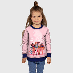 Свитшот детский PINK SAILOR MOON, цвет: 3D-синий — фото 2