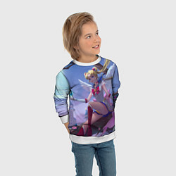 Свитшот детский СЕЙЛОР МУН, цвет: 3D-белый — фото 2