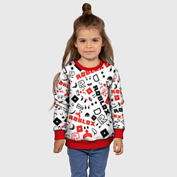 Свитшот детский ROBLOX, цвет: 3D-красный — фото 2