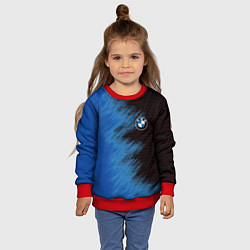 Свитшот детский БМВ, цвет: 3D-красный — фото 2