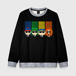 Свитшот детский South Park, цвет: 3D-меланж
