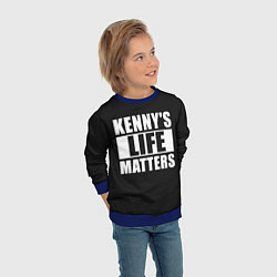 Свитшот детский KENNYS LIFE MATTERS, цвет: 3D-синий — фото 2