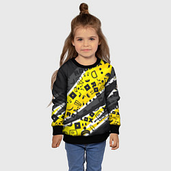 Свитшот детский Roblox, цвет: 3D-черный — фото 2