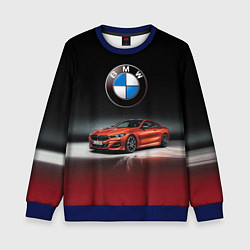 Свитшот детский BMW, цвет: 3D-синий