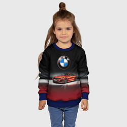 Свитшот детский BMW, цвет: 3D-синий — фото 2