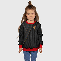 Свитшот детский Liverpool FC, цвет: 3D-красный — фото 2