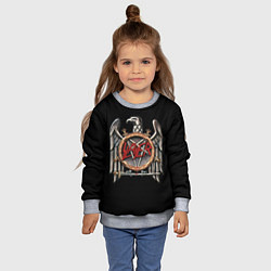 Свитшот детский Slayer 72, цвет: 3D-меланж — фото 2