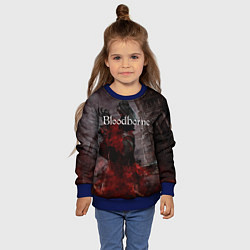 Свитшот детский Bloodborne, цвет: 3D-синий — фото 2