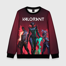 Свитшот детский Valorant, цвет: 3D-черный