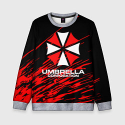 Свитшот детский Umbrella Corporation, цвет: 3D-меланж