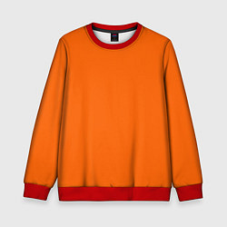 Свитшот детский Цвет апельсиновая корка, цвет: 3D-красный