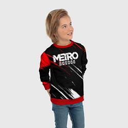 Свитшот детский METRO EXODUS, цвет: 3D-красный — фото 2