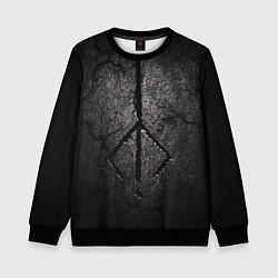Свитшот детский BLOODBORNE HUNTER, цвет: 3D-черный
