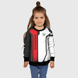 Свитшот детский Honda Driver team, цвет: 3D-черный — фото 2