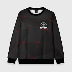 Свитшот детский TOYOTA, цвет: 3D-черный