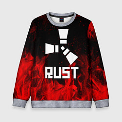 Свитшот детский RUST, цвет: 3D-меланж