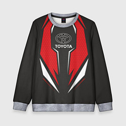 Свитшот детский Toyota Driver team Red, цвет: 3D-меланж