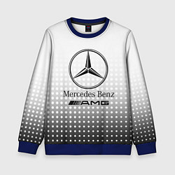 Свитшот детский Mercedes-Benz, цвет: 3D-синий