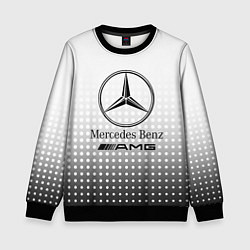 Свитшот детский Mercedes-Benz, цвет: 3D-черный