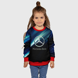 Свитшот детский Mercedes, цвет: 3D-красный — фото 2