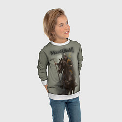 Свитшот детский Mount and Blade 2, цвет: 3D-белый — фото 2