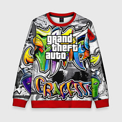 Свитшот детский GTA, цвет: 3D-красный