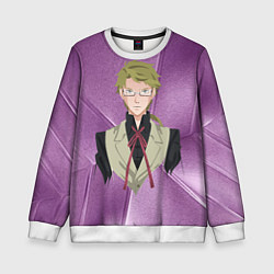 Свитшот детский Куникида Доппо, цвет: 3D-белый