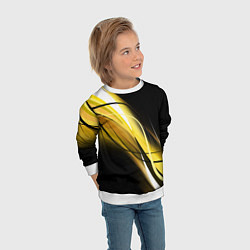 Свитшот детский GEOMETRY STRIPES, цвет: 3D-белый — фото 2
