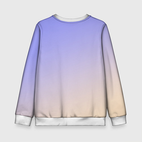 Детский свитшот Silent Voice / 3D-Белый – фото 2