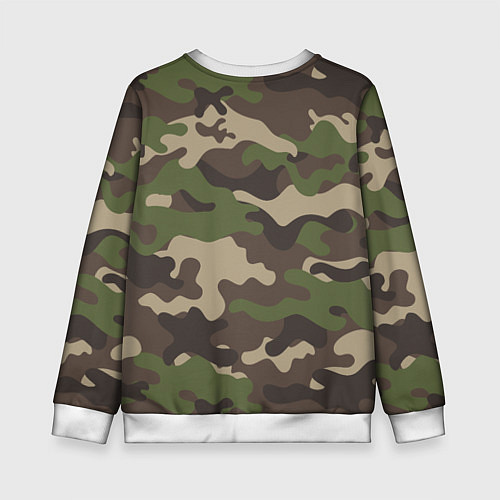 Детский свитшот МИЛИТАРИ / 3D-Белый – фото 2