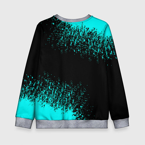 Детский свитшот Краска / 3D-Меланж – фото 2