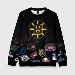 Свитшот детский NHL Boston Bruins Z, цвет: 3D-черный
