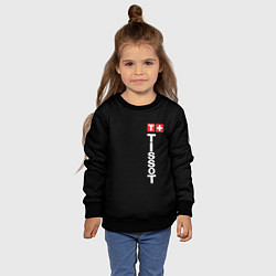 Свитшот детский Tissot, цвет: 3D-черный — фото 2