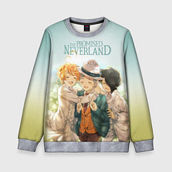 Свитшот детский The Promised Neverland, цвет: 3D-меланж