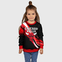 Свитшот детский CHICAGO BULLS, цвет: 3D-красный — фото 2