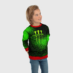 Свитшот детский MONSTER ENERGY, цвет: 3D-красный — фото 2