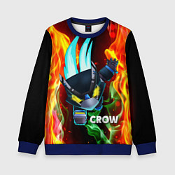 Детский свитшот Brawl Stars CROW