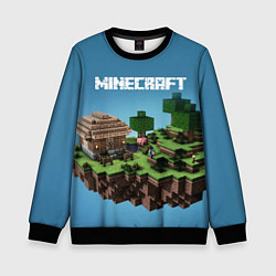 Свитшот детский Minecraft, цвет: 3D-черный