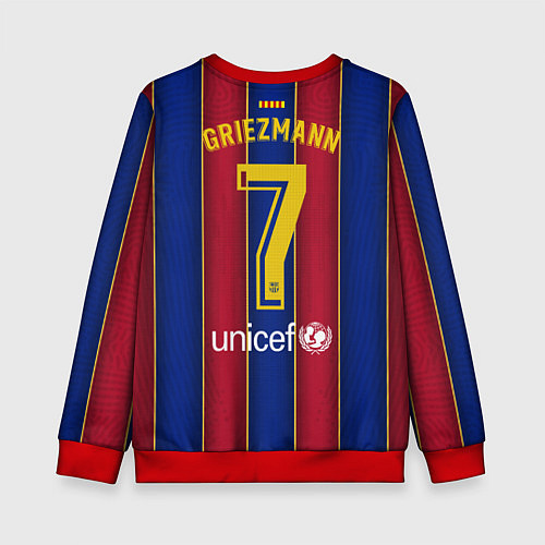 Детский свитшот Griezmann home 20-21 / 3D-Красный – фото 2